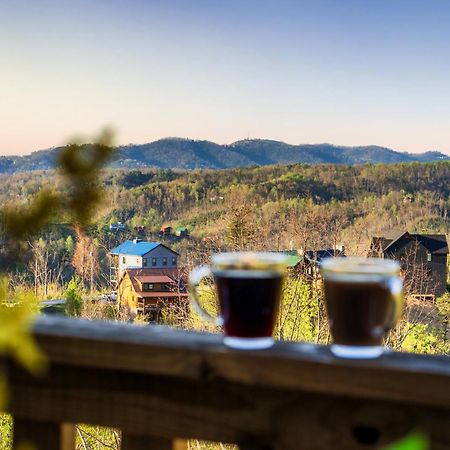 Mountainscape - Brand New Cabin W Views - Hottub - Firetable - Ps5 - Pooltable - 3 Pools Гетлинбург Екстериор снимка